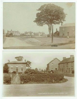 Old Postcards Wicken Nr Soham Cambs Methodist Chapel Etc Real Photos 1910 - 20