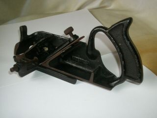 Old Vintage Cast Iron Wood Plane Marked Made In Usa Stanley 78 Perhaps
