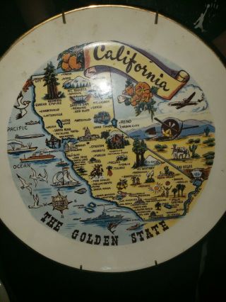 Sovenir Plate California