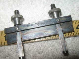 Vintage Lufkin No.  8 Machinists Rule or Scale Clamp Holder Attachment - Made USA 3