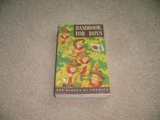 Vintage Boy Scouts Handbook For Boys Bsa 1948