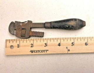 Vintage Stillson Monkey Pipe Wrench 6 Inch Mini Old Tool