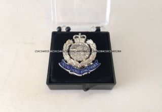 Royal Hong Kong Police Force Zinc Alloy 3d Badge Silver Pin,