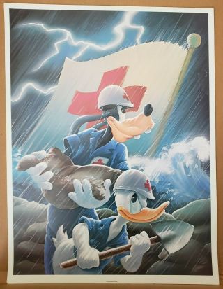 American Red Cross Disney Poster
