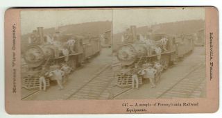 Pennsylvania Railroad Sample of Equipment Early Keystone Stereocard 2