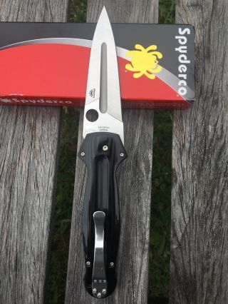 Spyderco C215gp Ed Schempp Euroedge Folding Knife - Discontinued -
