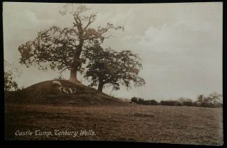 Tenbury Wells Uk Postcard Early 1900s Rare Castle Tump Burford Malvern Hill Teme