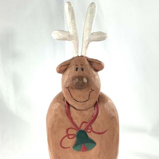 Vtg Eddie Walker Midwest Of Cannon Falls Reindeer 12” Rustic Christmas Figure 2