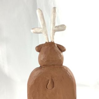 Vtg Eddie Walker Midwest Of Cannon Falls Reindeer 12” Rustic Christmas Figure 5