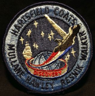 Nasa Sts - 41d Shuttle Mission Patch Discovery Resnik Walker Coats Hartsfield