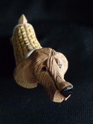 Artesania Rinconada Dog Figurine Signed From Uruguay