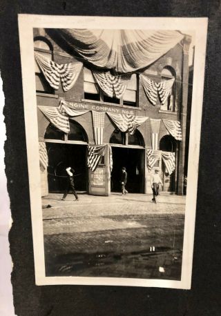 Vintage 1921 American Flags Pa Fireman’s Convention Johnstown Pa Photos