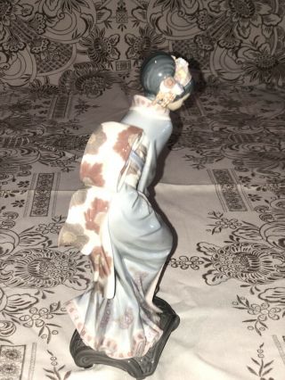 Lladro Japanese Geisha Mayumi Gloss Finish Figurine 1449 3