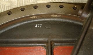 Antique 1904 Stanley 477 Miter Box w/ Disston Back Saw /Match Set 6