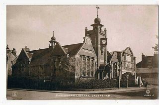 Berkshire - R/p - Caversham Library,  Church Street,  Reading,  1910s
