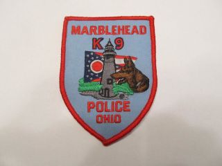 Ohio Marblehead Police K - 9 Unit Patch