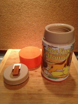 Close To 1981 Vintage The Fox And The Hound Thermos By Aladdin