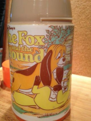 Close To 1981 Vintage The Fox and the Hound Thermos By Aladdin 3