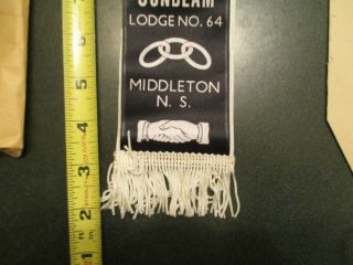 IOOF Odd fellows Sunbeam Lodge no 64 Middleton NS Nova Scotia Canada pin 4