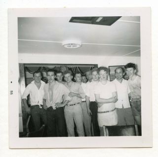 13 Vintage Photo Group Affectionate Buddy Boys Men Party Snapshot Gay