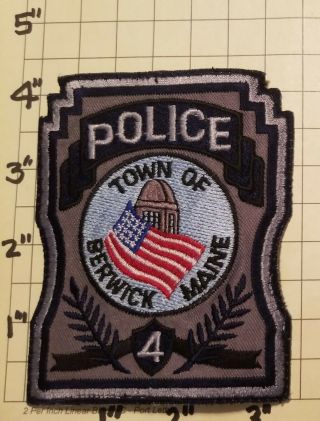 Berwick (me) Police Department Patch