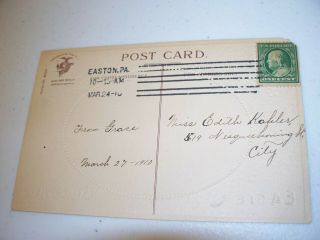 1 Vintage Postcard EASTER IAPC Clapsaddle 1910 Young girls 2020 2