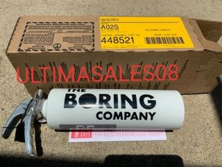 The Boring Company Elon Musk Collectible Fire Extinguisher Bnib