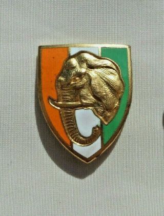 1964 Ivory Coast Tokyo Noc Olympic Badge Pin " Extremely Rare "