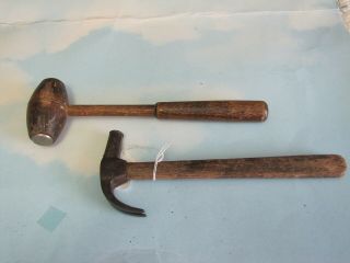 Vise Grips With (2) Antique Hammers