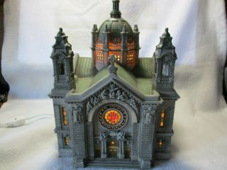 Dept 56 Christmas In City - Cathedral Of St.  Paul 58930 Historical Landmark Rare