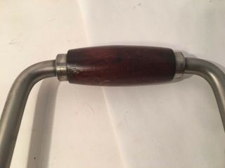 Vintage Stanley No.  923 - 10in Bit Brace Drill Collectible Wood Handle USA 8