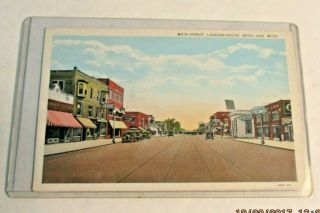 Royal Oak Michigan Main Street Looking South Post Card Not Posted