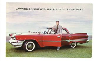 Lawrence Welk Driving 1960 Dodge Dart To Uline Arena Washington,  Dc C1959