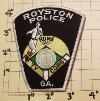 Royston (ga) Police Department Patch