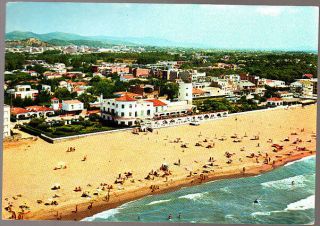 Vintage Postcard,  Spain,  Castelldefels