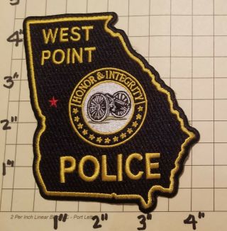 West Point (ga) Police Department Patch