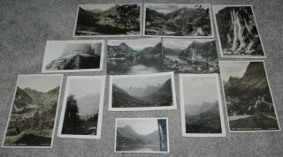 5 1930’s Merok Geiranger Norway Real Photo Postcards & 7 Photos