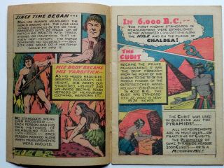 LUFKIN RULE Co 1953 Advertising Premium 24pp Comic STORY Of MEASUREMENT 3