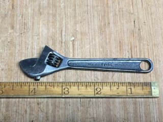 Rare Vintage Plomb P & C 4” Baby Adjustable Wrench