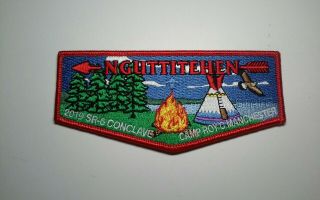 (oa),  205 Nguttitehen Lodge Flap,  (2019 - Sr - 6 Conclave Staff,  Multi - Color)