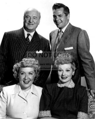 " I Love Lucy " Cast From The Cbs Television Sitcom 8x10 Publicity Photo (bb - 164)