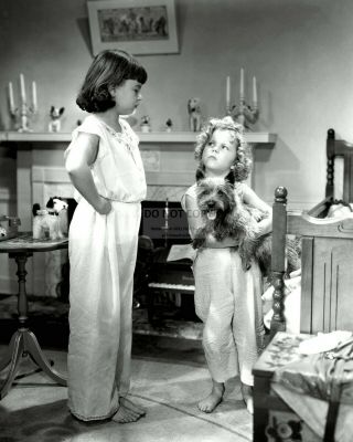 Shirley Temple And Jane Withers In " Bright Eyes " - 8x10 Publicity Photo (da - 003)