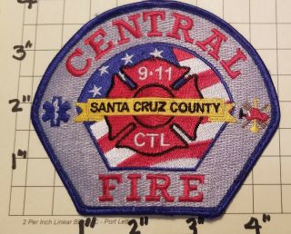 Central (santa Cruz County,  Ca) Fire Department Patch