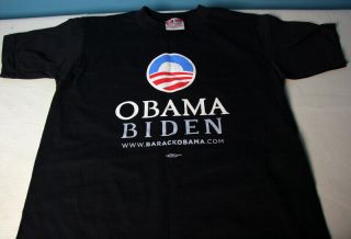 Obama Biden 2008 Campaign T Shirt Size Small.  Without Tags.