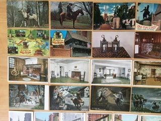 46 Antique & Vintage Postcards ALL PAUL REVERE Boston,  MA,  Ed - U - Card & Folder 2
