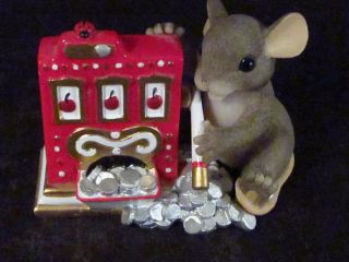 Charming Tails Jackpot 88/116 Mouse Slot Machine Red Limited Edition