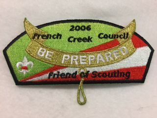 Boy Scouts - French Creek Council - 2006 Friend Of Scouting " Second Class " Csp