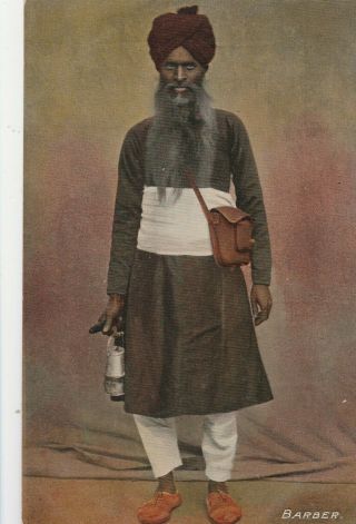 India,  Indian,  Barber,  Social History,  India,  Asia,  C1912