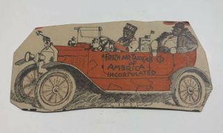Vintage Black Americana Card Stock Box Or Postcard Cut Down Ships In Usa