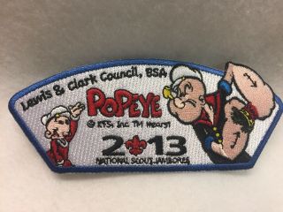 Boy Scout Csp - 2013 Nat Jamboree - Lewis & Clark Council,  Popeye